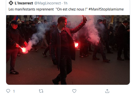 Manif de #GenerationIdentitarée : le cri des castors de #LREM est toujours aussi inaudible…  #racisme