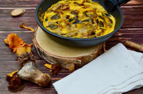Omelette aux champignons des bois Omelette aux champignons des bois