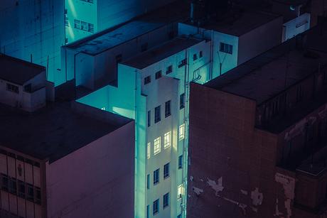Fragments: night city lights by Elsa Bleda