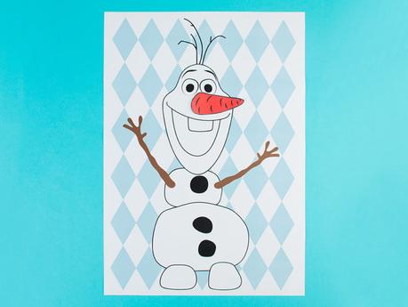 L’anniversaire Reine des Neiges diy reine des neiges Pin Olaf