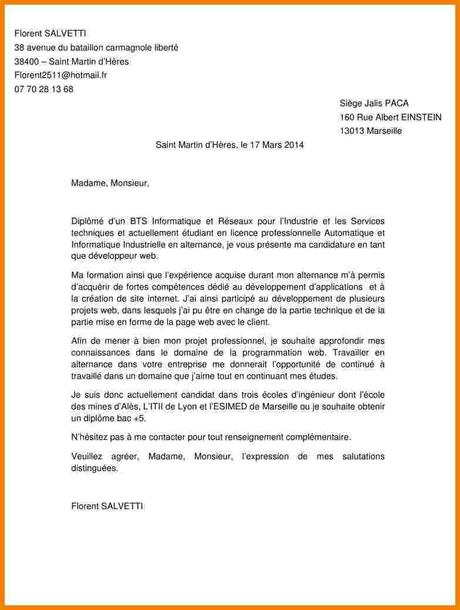 lettre de motivation communication  À Voir