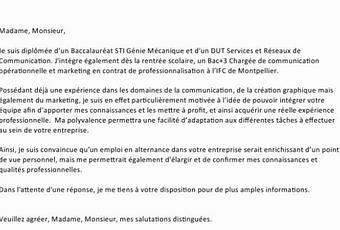 lettre de motivation communication | À Voir