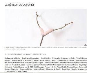 Musée ZADKINE   » Le rêveur de la forêt  » jusqu’au 23 Février 2020