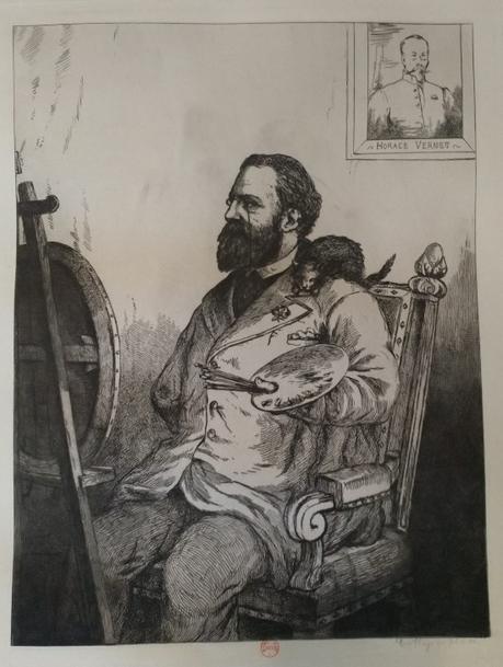 Leopold Armand Hugo BNF Autoportrait avec Horace Vernet