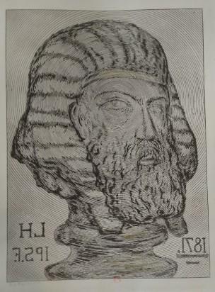 Leopold Armand Hugo BNF 1871 Autoportrait en sphinx