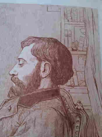 Leopold Armand Hugo BNF Autoportrait etudiant detail 1