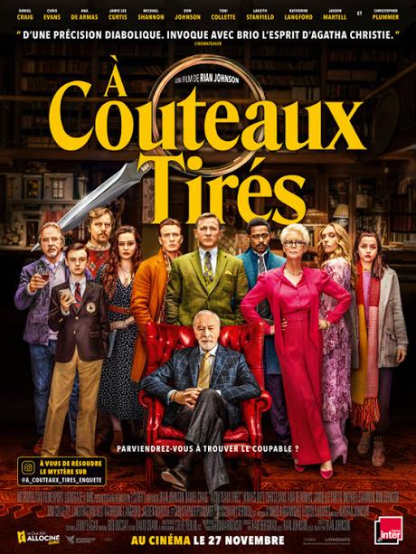 [CONCOURS] : Gagnez vos places pour aller voir le film À Couteaux Tirés !