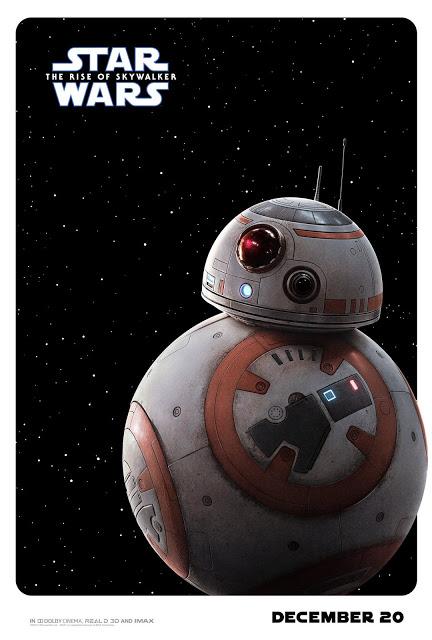 Affiches personnages US pour Star Wars : Episode IX - L’Ascension de Skywalker signé J.J. Abrams