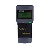 Meilleur Testeur Lan et ligne téléphonique Testeur de câble, longueur du réseau LAN Téléphone téléphonique Emplacement du testeur Compteur Mesure, SC8108 RJ45, alimenté par batterie (non inclus)