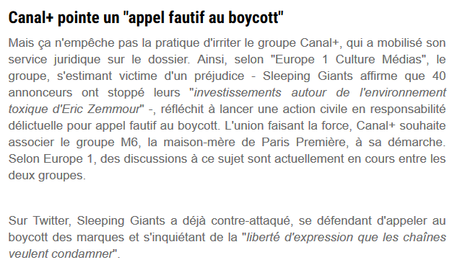 #jesuisunsleepinggiant Poursuivez moi si vous osez…  #canal+ #CNews #ParisPremiere #GroupeM6