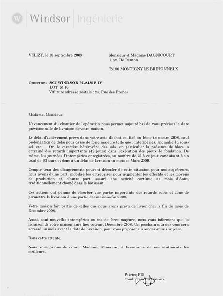 Très Bon Lettre De Confirmation De Rendez Vous Il Vous Est ...
