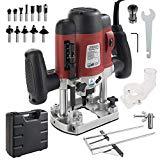 Meilleures défonceuses électriques Arebos CCOF12 Coffret de Défonceuse électronique avec 12 fraises