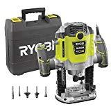 Meilleures défonceuses électriques Ryobi 4892210133632 Défonceuse, 1600 W, Multicolore
