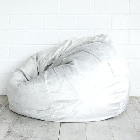 white fur bean bag cocoon faux fur bean bag chair white