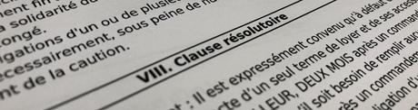 Clause résolutoire - La Gestion en Ligne, gestion locative ...