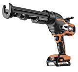 Meilleures pistolets à cartouche électrique AEG 4935471247 Pistolet à cartouche 18 V 6 vitesses Mécanisme anti-goutte avec batterie 2,0 Ah BKP18C-310 LI-201B