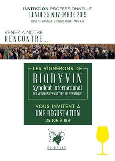Salon Biodyvin à Paris - Edition 2019