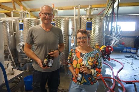 Nicolas et Valérie Vieillard ont inauguré au début de l'année leur brasserie au cœur du Pays d'Auge.