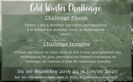 {Challenge} Cold Winter Challenge 2019 ~ Une frileuse se challenge pour l'hiver !