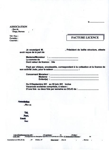 attestation de remboursement Attestation de paiement