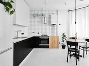 décoration noir blanc pour petit appartement minimaliste