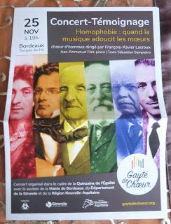 Concert  contre l'homophobie par Gayté de Choeur à Bordeaux: OPERATION CROQUIS!