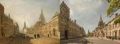 Turner 1810 High_Street,_Oxford Ashmolean Museum, Oxford aujoud'hui