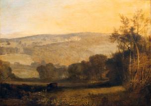Turner 1810 Lowther Castle - Evening ,Bowes Museum, Barnard Castle