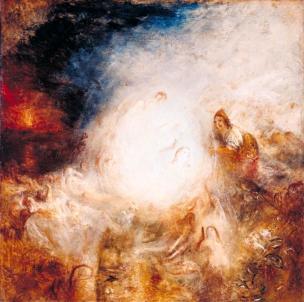Undine Giving the Ring to Massaniello, Fisherman of Naples exhibited 1846 by Joseph Mallord William Turner 1775-1851
