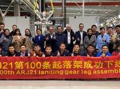 Liebherr LAMC Aviation (Changsha) Co., Ltd. célèbre livraison 100e jambe train d’atterrissage l’ARJ