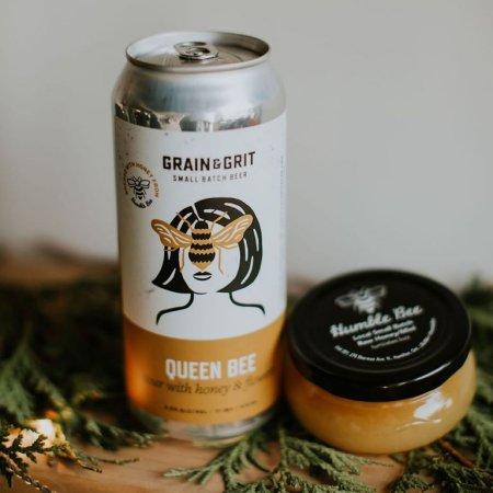 Craft beer – Grain & Grit Beer Co. publiant la stout blanche aigre et blanche d'hiver de Queen Bee
 – Bière