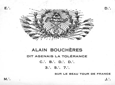 Décès du Pays Alain Bouchères, Agenais la Tolérance, compagnon boulanger.