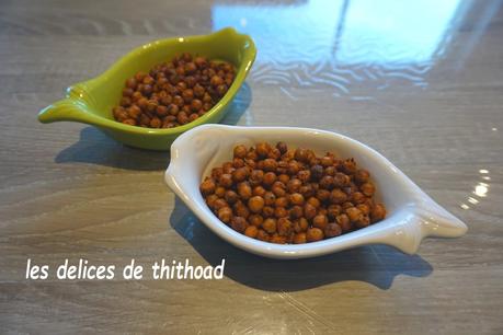 pois chiches grillés pour l'apéritif