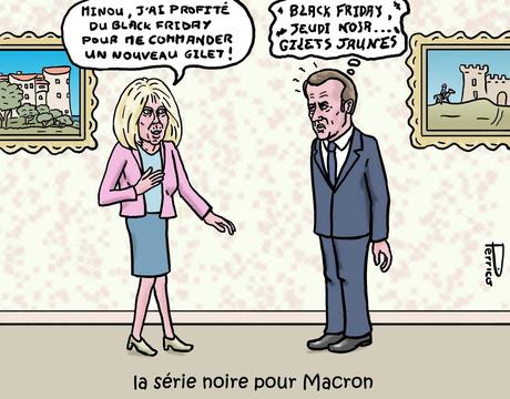 Macron et le jeudi noir