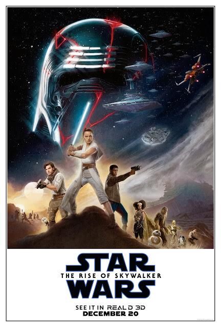 Affiches Real 3D et IMAX pour Star Wars : Episode IX - L’Ascension de Skywalker signé J.J. Abrams