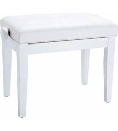 Tabouret piano blanc