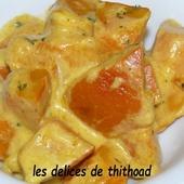 curry de potimarron à la crème coco - Le blog de lesdelicesdethithoad