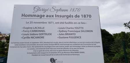 Art Public : Hommage de Christian Bertin aux Insurgés du Sud