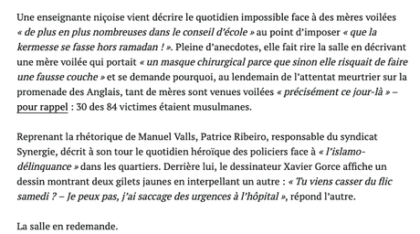Ces sentinelles de la République dont l'uniforme sent le moisi trouveront toujours face à eux une gauche de combat