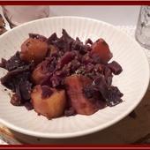 Chou rouge, pommes de terre et lardons au Cookéo - Oh, la gourmande..