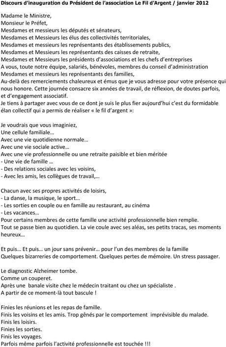 discours president association gratuit  Paperblog