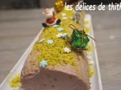Bûche pistache framboises