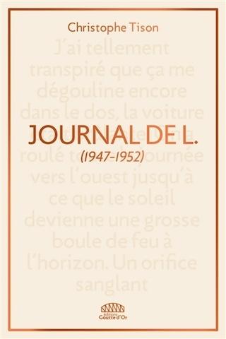 Critique livre – Journal de L. : un livre qui a du Style !