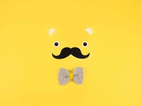 Noeud papillon en laine Noeud papillon en laine