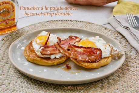 Pancakes à la patate douce, bacon et sirop d'érable – Recettes autour d’un ingrédient #56