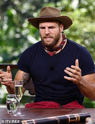 James Haskell d'une célébrité montre sa perte de poids dans la jungle