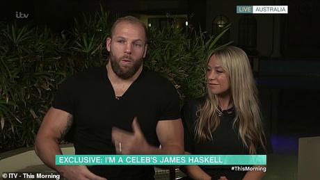 James Haskell d'une célébrité montre sa perte de poids dans la jungle