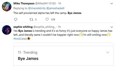 James Haskell d'une célébrité montre sa perte de poids dans la jungle