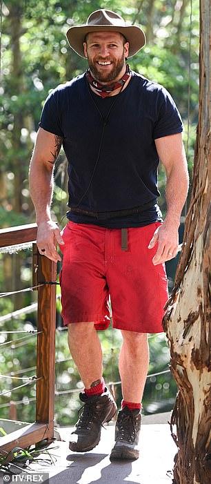 James Haskell d'une célébrité montre sa perte de poids dans la jungle