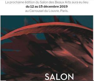 Salon des Beaux Arts 2019  12/15 Décembre 2019